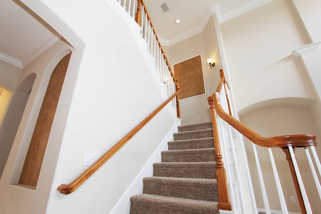 moquette d'escalier